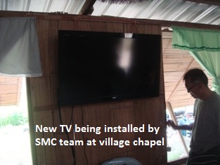 New LED TV donated to Orang Asli chapel