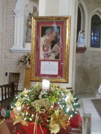 Padre Pio relic installed