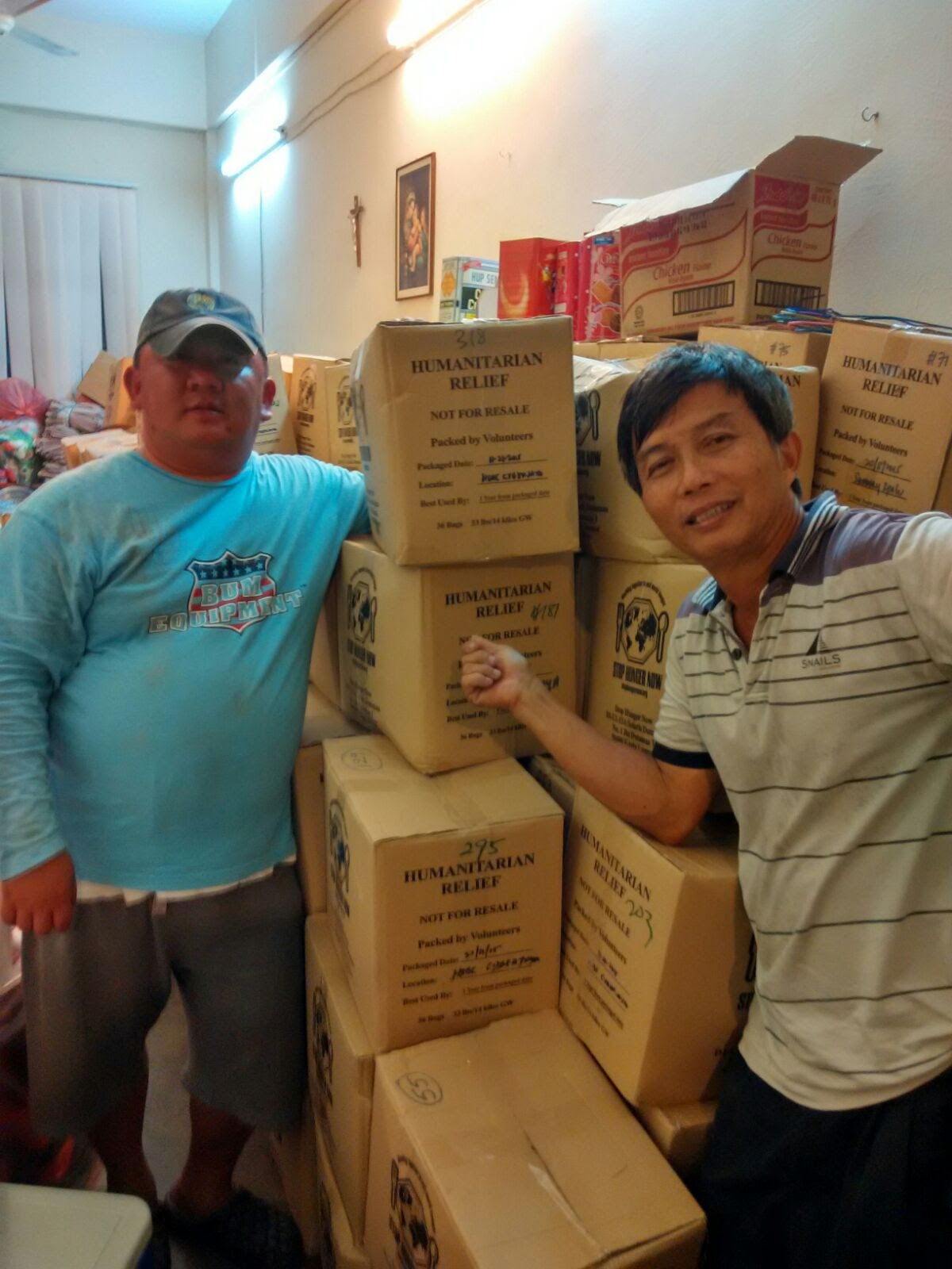 Fortified rice donated by HSBC safely deliveredd to SMC