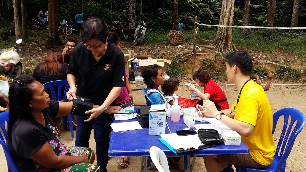 Medical camp at Kg Sekam Village 1