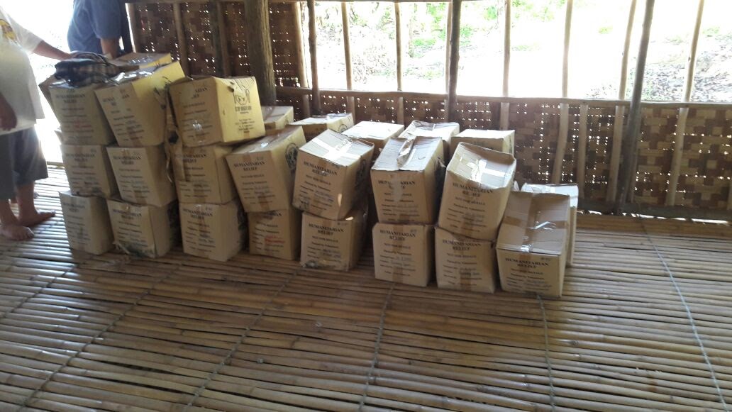 Fortified rice delivered to kampung