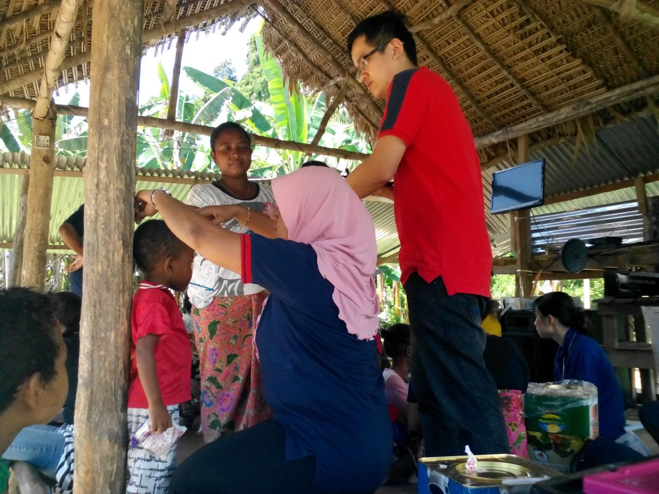 Medical check-up for Gerik villagers