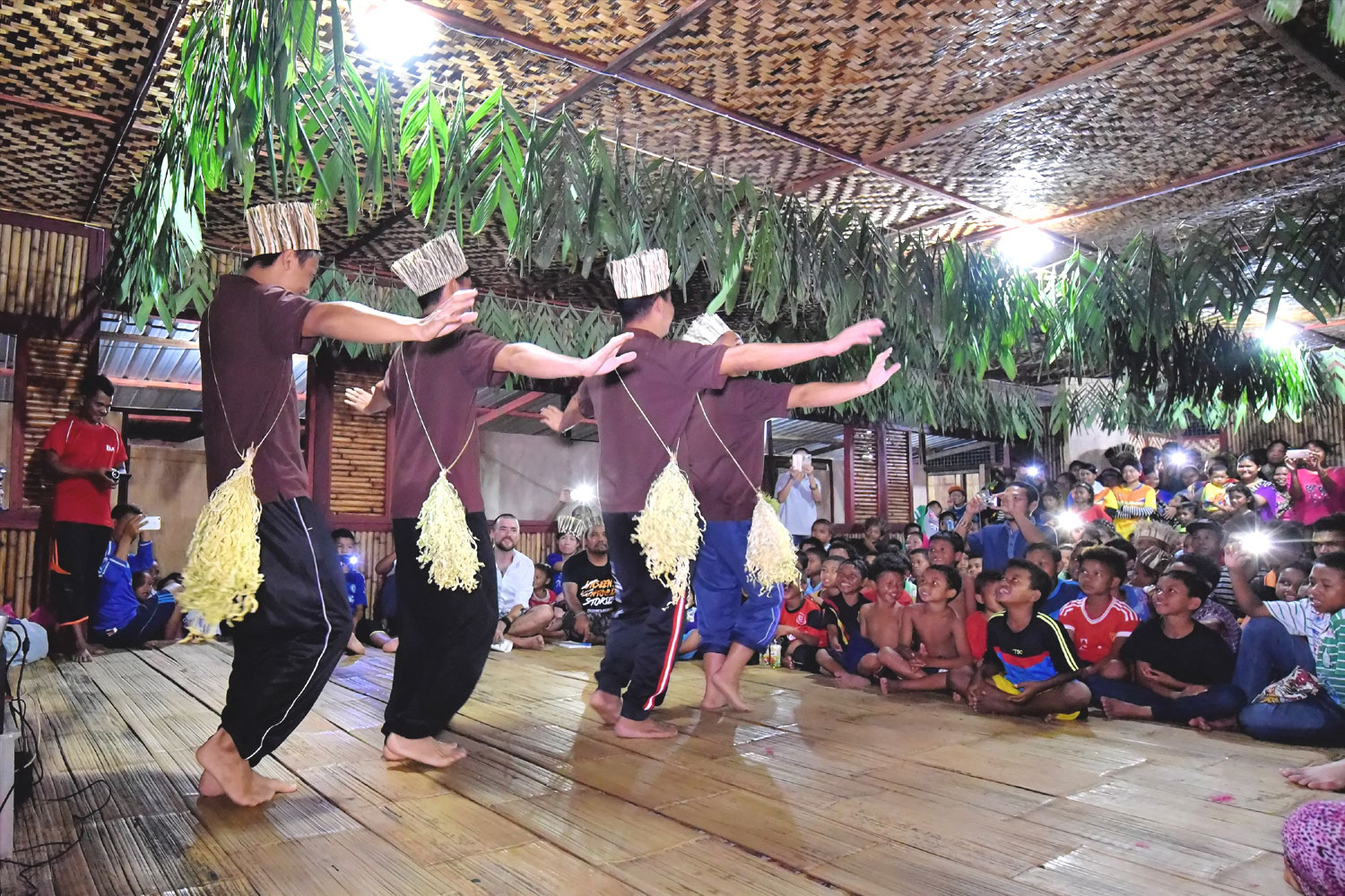 Traditional orang asli dance