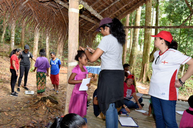 Medical camp at Gerik in July 2018