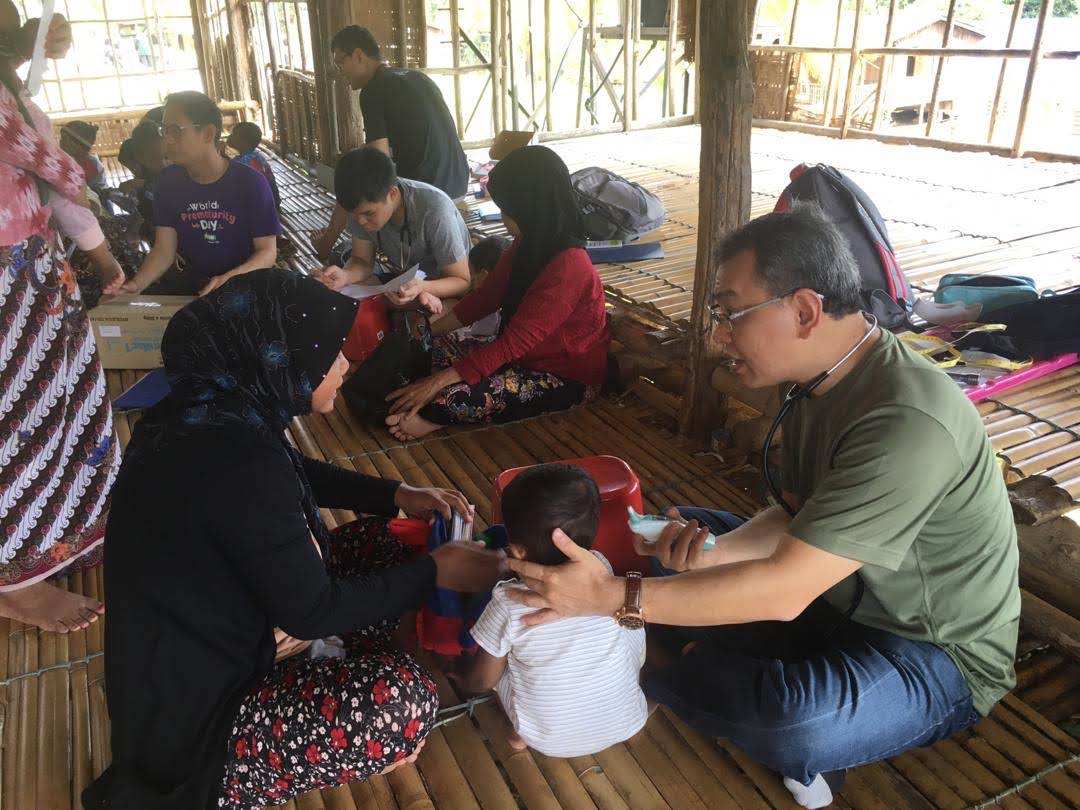 SOA's regular medical camp at Kg Sg Karah and Kg Lubuk Chupak