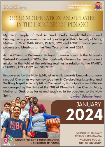 33rd notification from Penang diocese