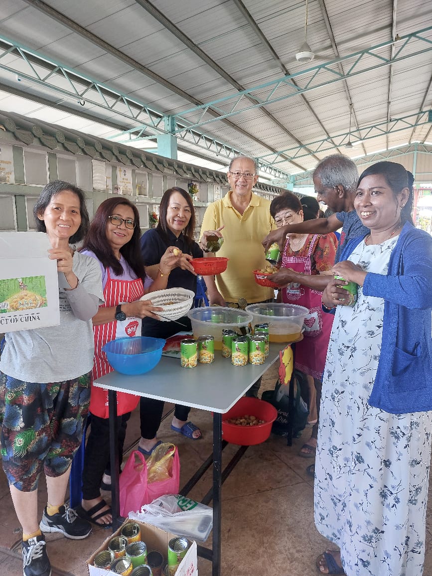Food preparation for World Day of the Poor on 15th Nov 2025