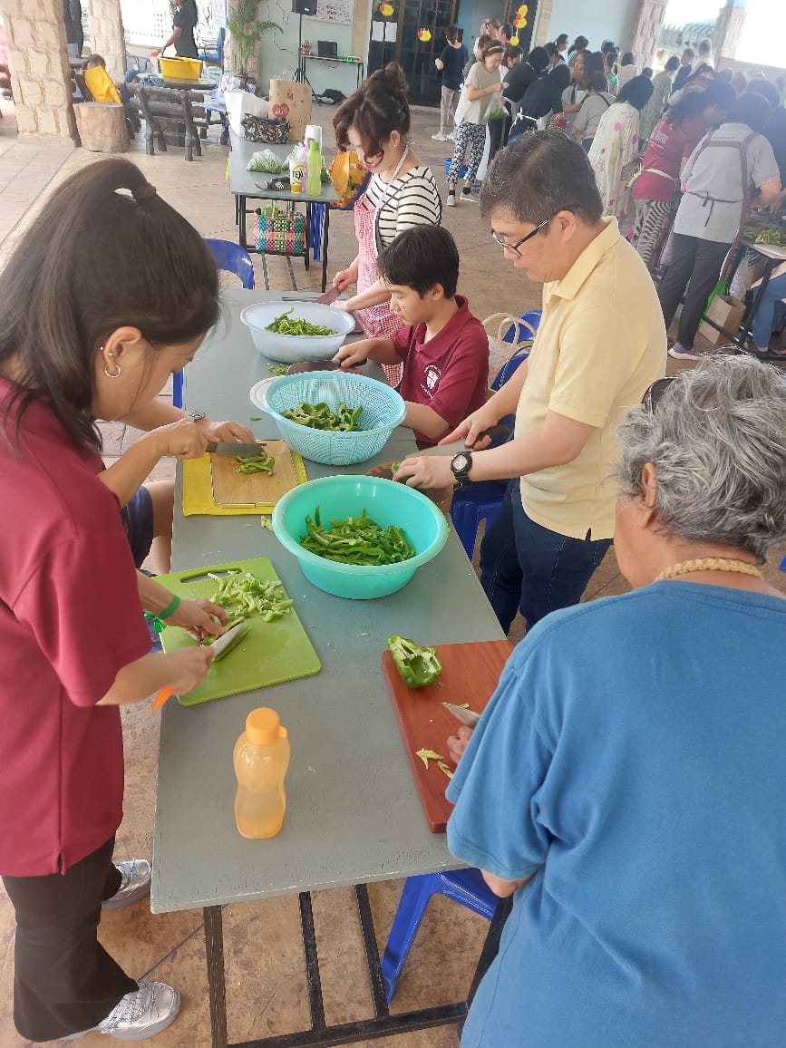 Food preparation for World Day of the Poor on 15th Nov 2025