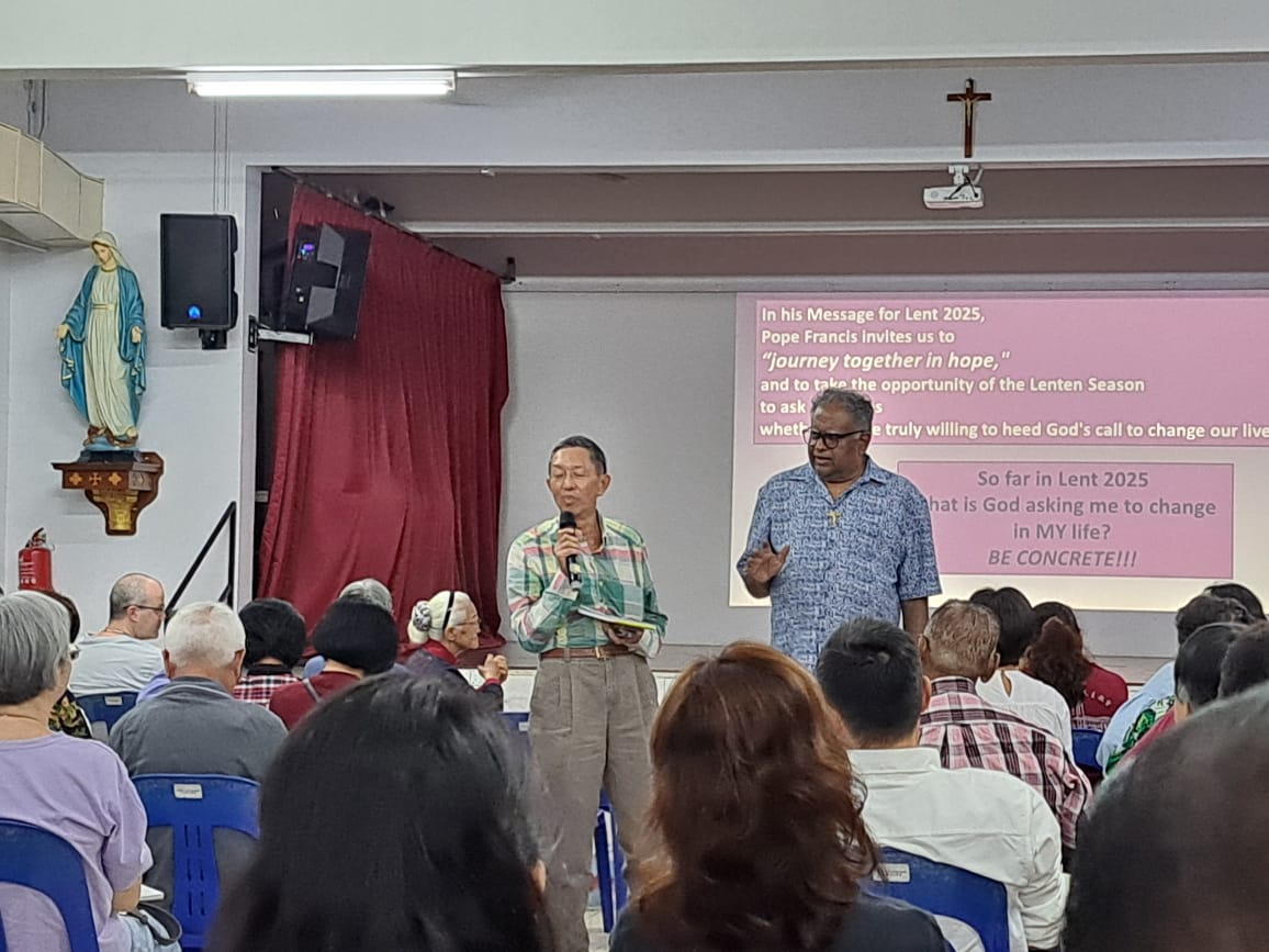 Lent Recollection with Fr Gerard Steve Theraviam